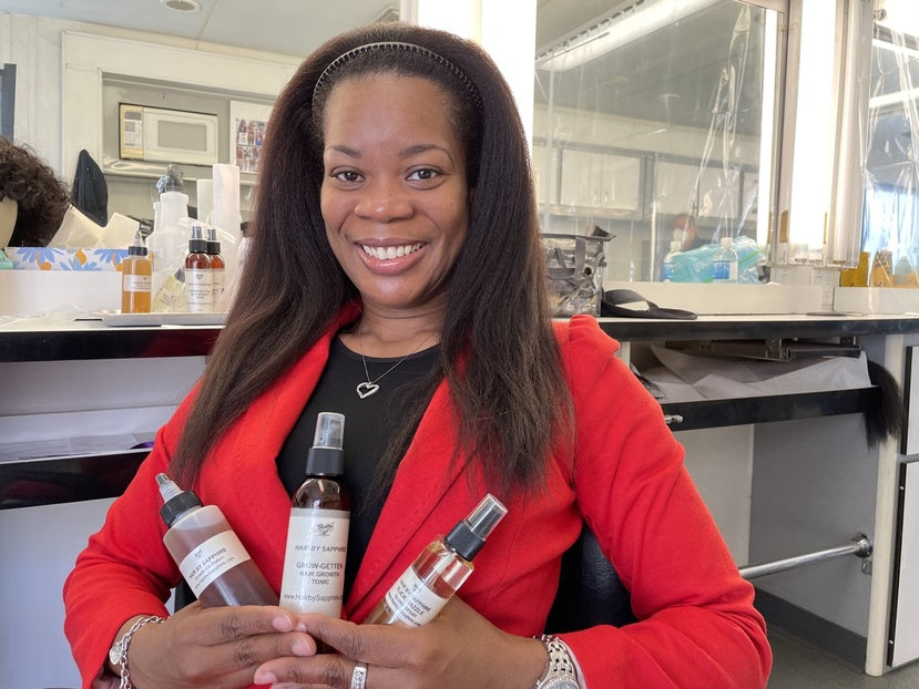 Film/TV Hair Stylist and Wig Maker Sapphire Launches Hair Growth Product Line