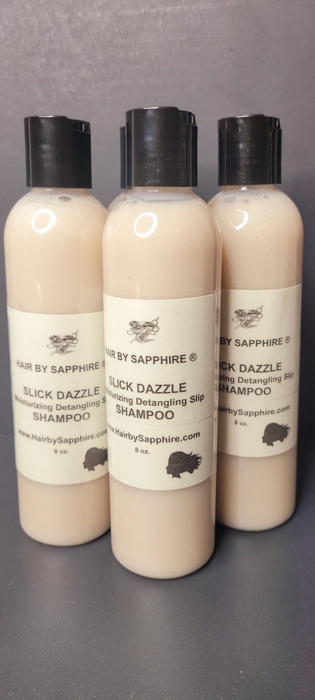 Slick Dazzle Sulfate-Free Moisturizing  detangling Conditioning Slip Shampoo 