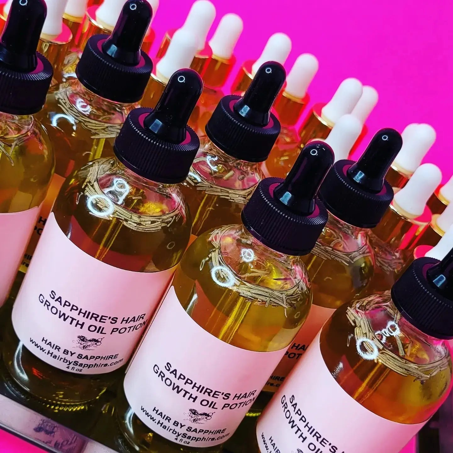 Film/TV Hair Stylist and Wig Maker Sapphire Launches paraben-free Hair Growth Oil Potion