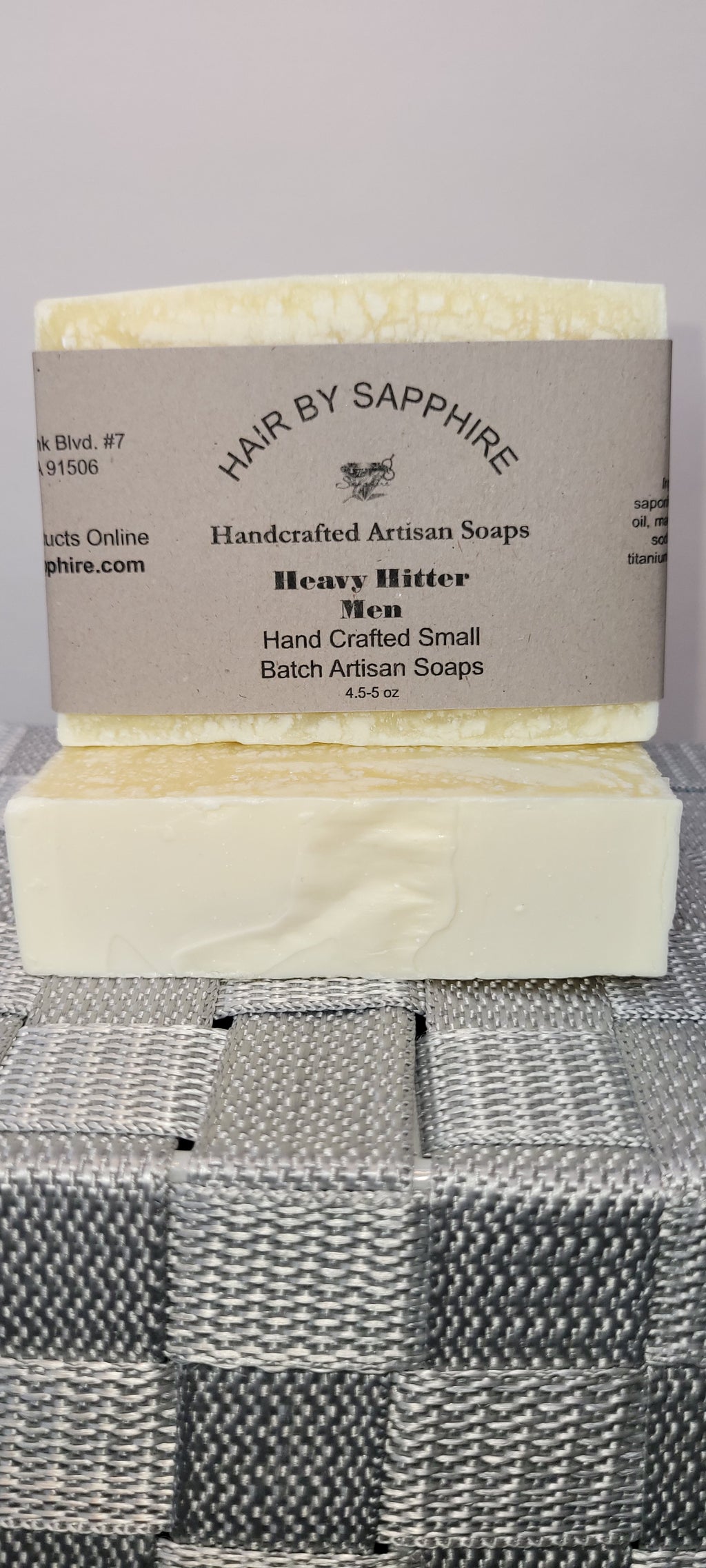 Heavy Hitter Men Handcrafted Body and Shaving Soap