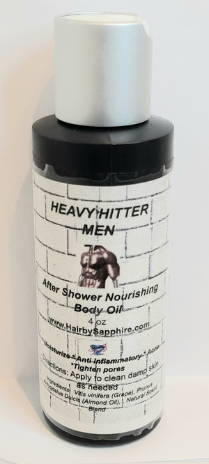 HEAVY HITTER MEN AFTER SHOWER NOURISHING BODY OIL