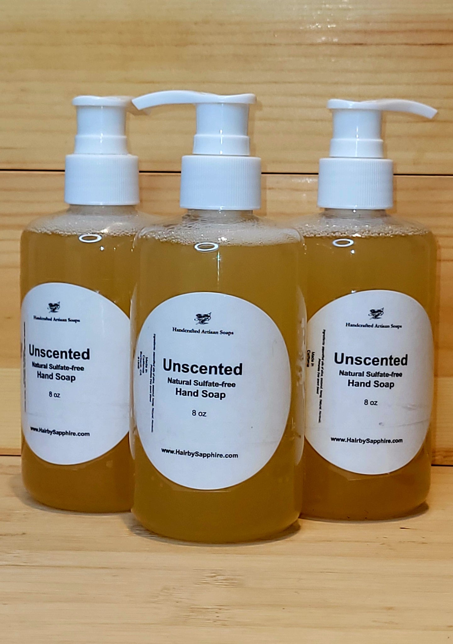 Natural Sulfate-Free Eco-friendly Castile Liquid Hand Soap - 8 oz