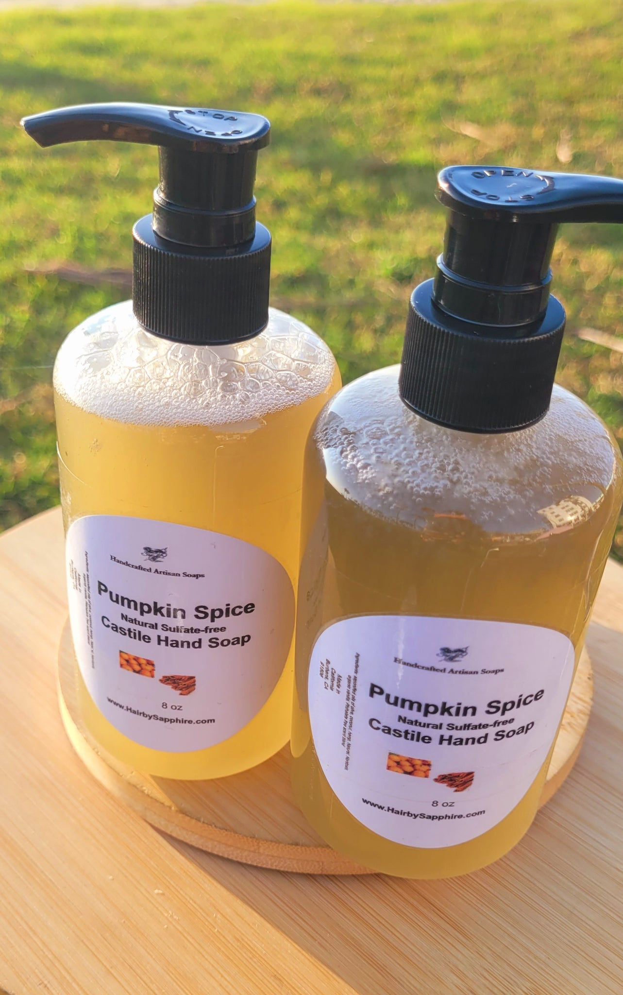 Natural Sulfate-Free Eco-friendly Castile Liquid Hand Soap - 8 oz