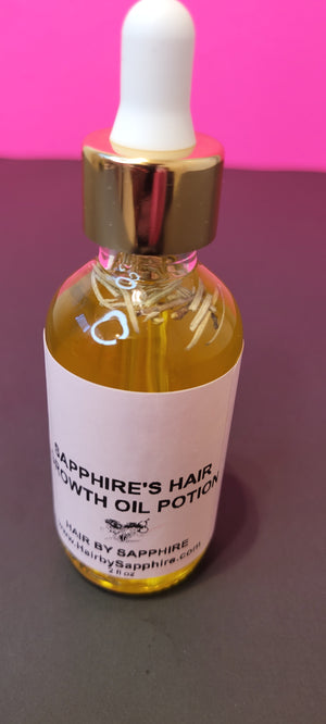 INTENSE HAIR GROWTH OIL POTION BY SAPPHIRE phthalate-free, paraben-free