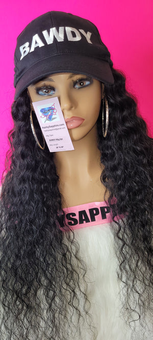 BAWDY Luxury Human Hair Hat Wig - 26 and 28 inches