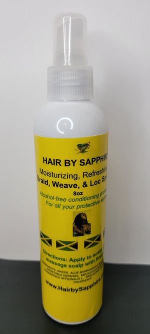 8oz braid spray loc spray weave spray scalp refreshing spray