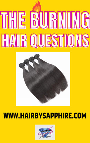 THE BURNING HAIR QUESTIONS E-Book by Sapphire