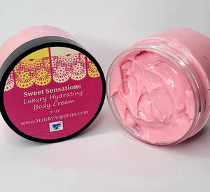 sweet pink sugar sweet sensations luxury hydrating body cream. cropped
