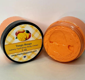 Tango Mango Luxury Hydrating Skin  Body Cream without silicone without coconut oil 