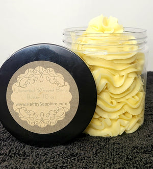 Unscented raw whipped body butter without coconut oil 