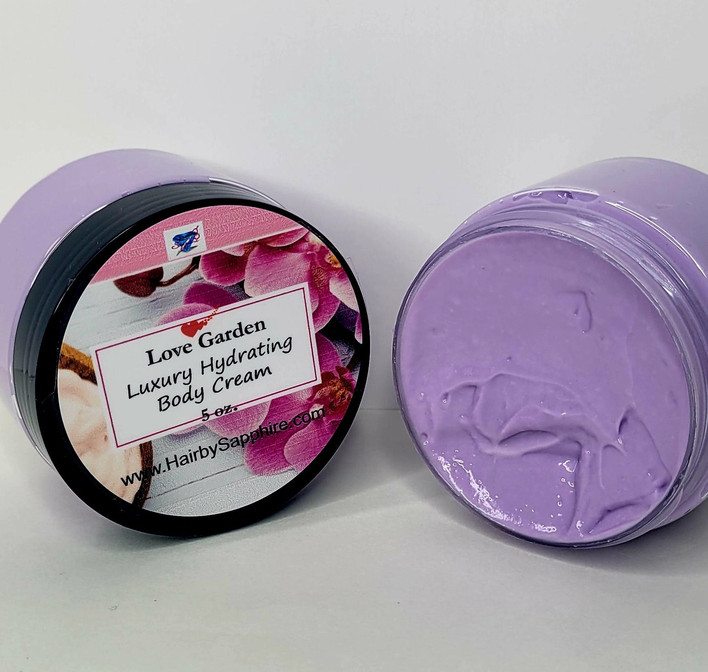 Love garden luxury hydrating silicone free paraben free  body cream without coconut oil 